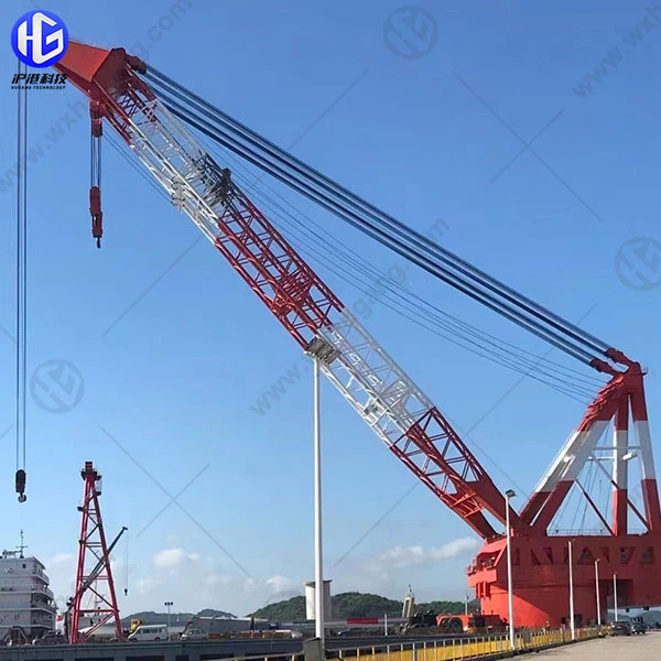Port Fixed Wire Luffing Crane