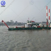 الحفارة القاطعة بالشفط مقاس 24 بوصة بقدرة 5000 متر مكعب في الساعة